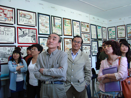 我院艺术教学部举办教学观摩活动